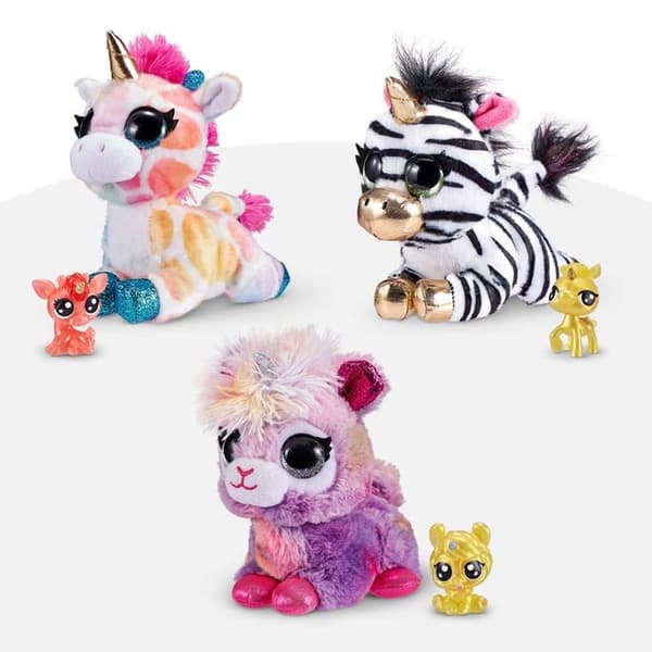 Zuru Plyschleksak - 9613A - Coco Surprise Fantasy Ett paket med 3,