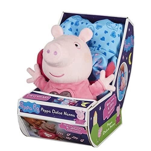 Plyschleksak - ROCCO GIOCATTOLI - PEPPA PIG DOLCE NANNA 06926 - 20 cm - Rosa - Peppa Pig licens
