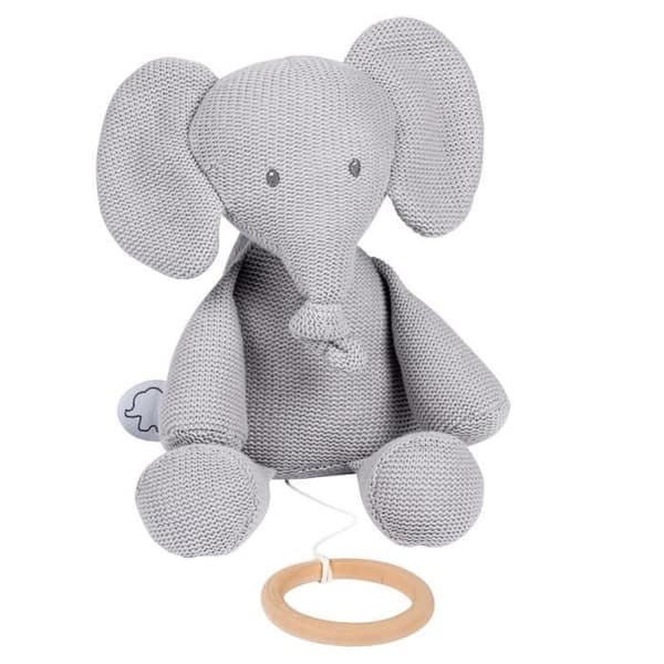 NATTOU Musikalstickad mjukdjur Tembo - 28 cm - Bomull