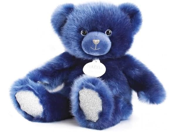 Doudou et Compagnie Doudou Bear Collection 30 cm - Midnattsblå - DC3566
