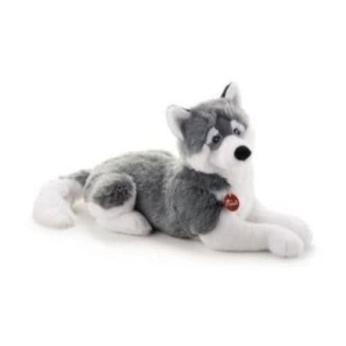 TRUDI Plyschleksak - 22274 - HUSKY MARCUS - Grå - För barn från 3 år och uppåt