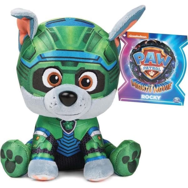 Paw Patrol The Movie 2 maskot Rocky soft plysch 17 cm