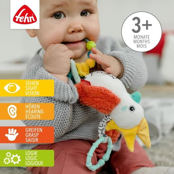 Peluche Fehn - 049060 - Kvittrande fågel