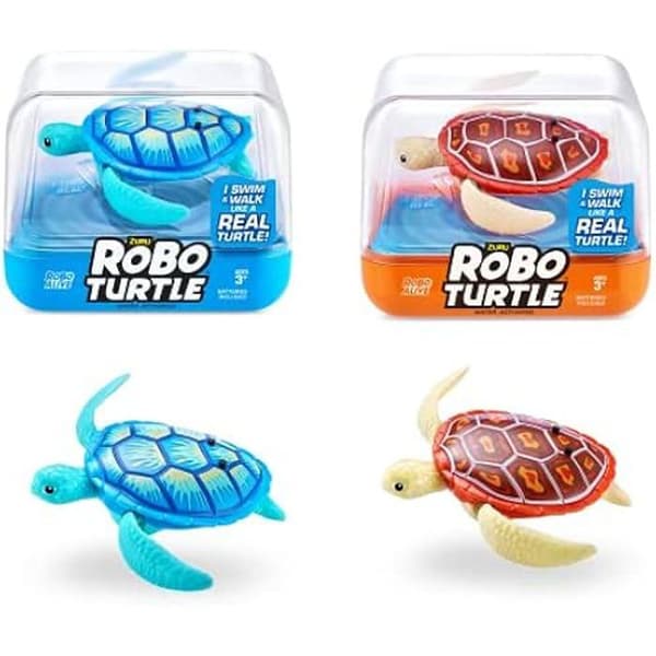 ROBO ALIVE Sköldpadda Simmande robot (Pack om 2, Orange och Blå) 71100A