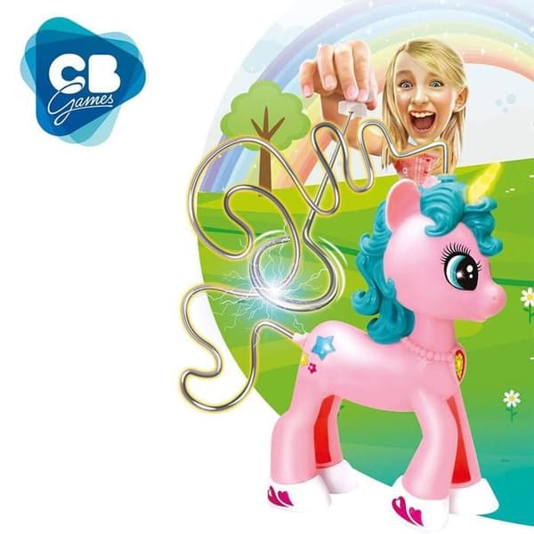 COLORBABY elektronisk enhörningslabyrint med ljus och ljud brädspel