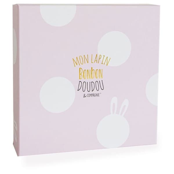Doudou et Compagnie - Candy Rabbit - Doudou Pink