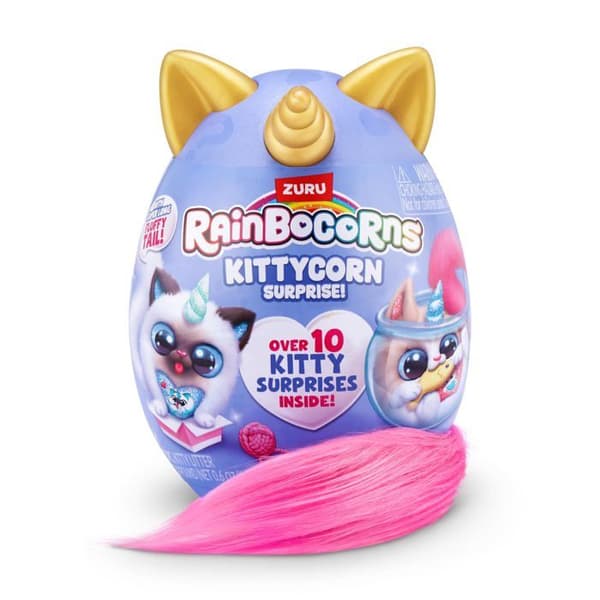 Peluche Rainbocorns - 92104H - Kittycorn Surprise, Norsk Skogkatt, serie 3, Peluche (21.5 cm), (Norsk Skogkatt)