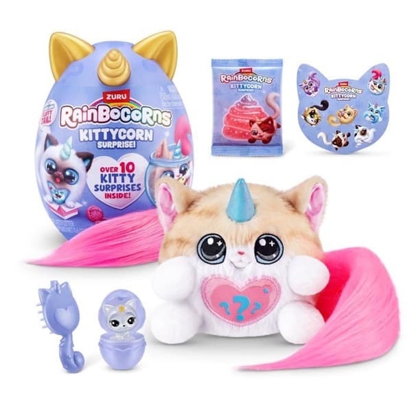 Peluche Rainbocorns - 92104H - Kittycorn Surprise, Norsk Skogkatt, serie 3, Peluche (21.5 cm), (Norsk Skogkatt)