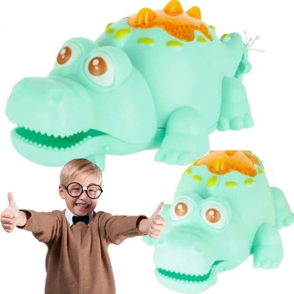 Peluche Mega kreativ - LY2226-A3 - ZAB NACIAG MONDE KROKODIL 13CM MIX4MC 12/180/360