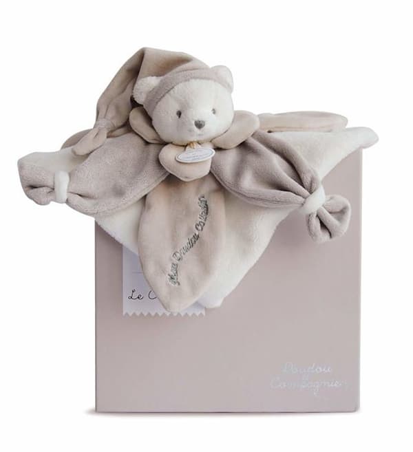 Doudou Gray Bear Collector - Doudou et Compagnie - Blandat - Från födseln