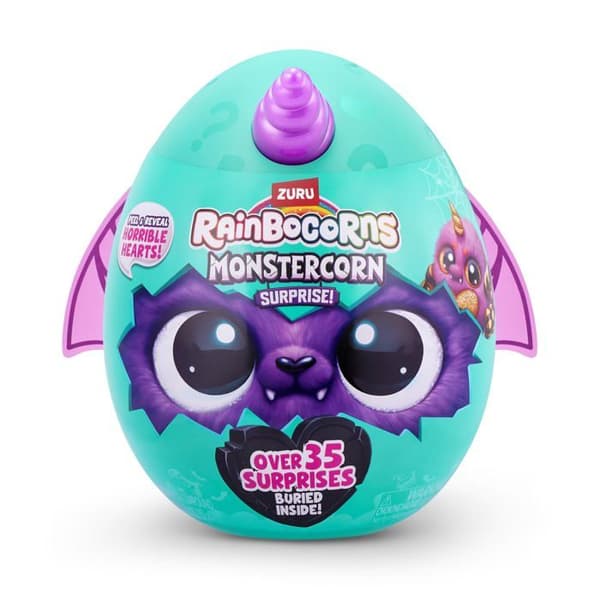 Peluche Rainbocorns - 9297D - Monstercorn Surprise, (Spindel) Leksaker för Flickor, peluche, Halloween