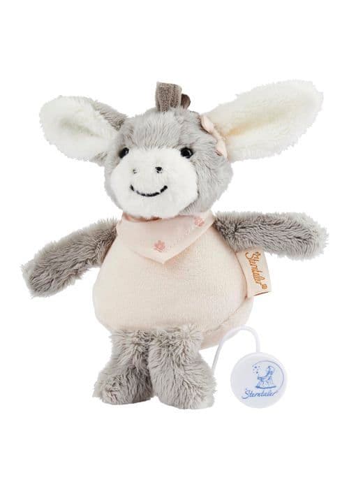 Doudou Sterntaler - 6002318 - Liten musikkboks i form av eselet Emmi Girl flora rosa