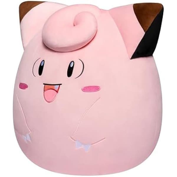 Peluche - SQUISHMALLOWS - Clefairy - 35 CM - Flerfärgad - Pokémon