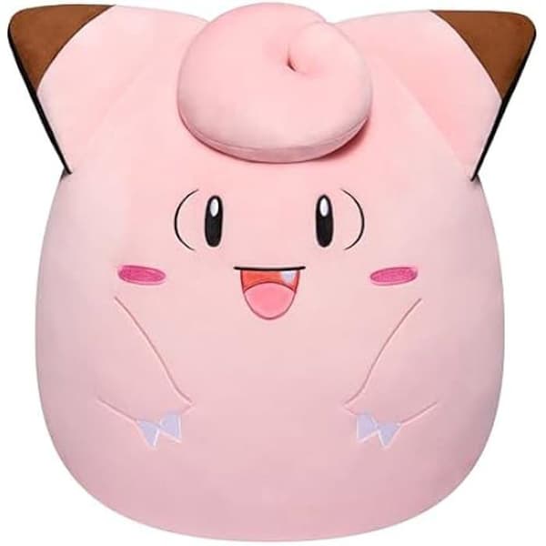 Peluche - SQUISHMALLOWS - Clefairy - 35 CM - Flerfärgad - Pokémon