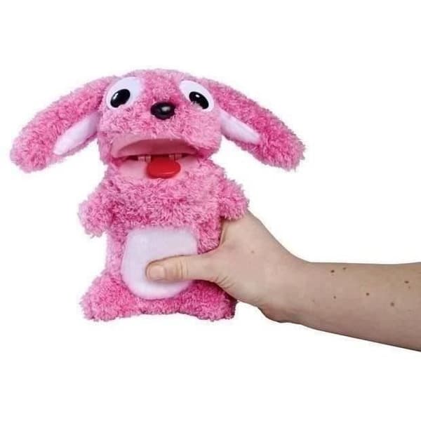 Smoby - Screamerz - Rolig interaktiv plysch - Kanin - 27 cm - Ljud när man skakar den eller trycker på knappen