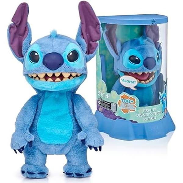 Animatronic plysch - WOW! Saker - Stitch - 18" - 100+ actionkombinationer - Mjuk och gosig