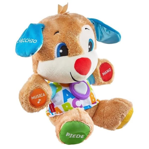 Fisher Price Il Cagnolino Smart Stages FPM51 interaktiv plyschleksak - Bambi - Unisex - Beige - Interaktiv leksak