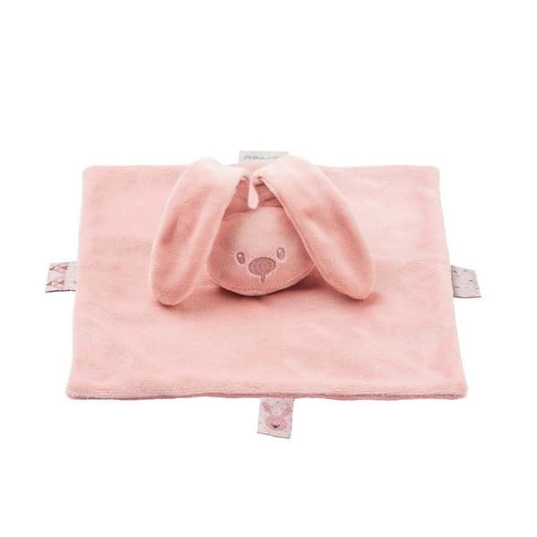 NATTOU Doudou Lapidou - I återvunnet tyg GRS - Rosa