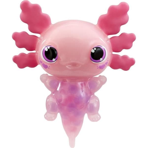 Interaktivt djur - GOLIATH - Animagic Let's Glo Axolotl Pink - Lätt och taktil funktion från 4 år