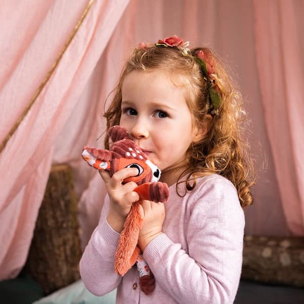 Doudou Mélimélos - LES DEGLINGOS - Fawn - Flerfärgad - 0 månader - Födelse - Rosa - Blandat