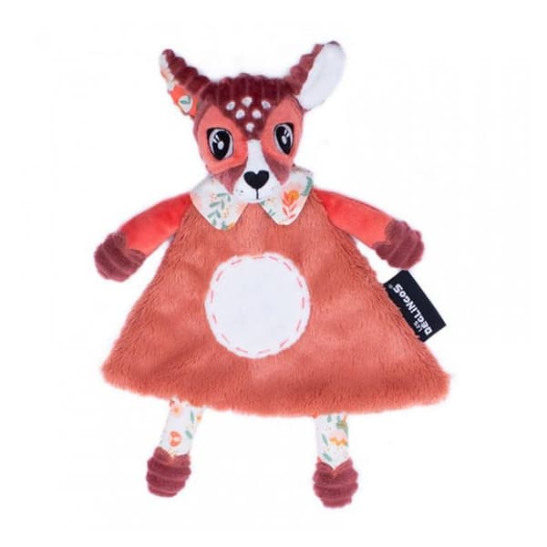 Doudou Mélimélos - LES DEGLINGOS - Fawn - Flerfärgad - 0 månader - Födelse - Rosa - Blandat