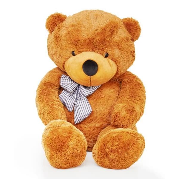 Lumaland Jätte nalle XXL nalle brun 120 cm