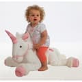 Miniatyrbild 1 av 2: GIPSY TOYS Pink Unicorn Plyschleksak - XL 80 cm - För Baby - Levereras individuellt