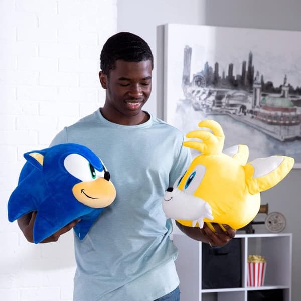 Sonic plyschleksak - TOMY - 36 cm - Blå - Blandad - Plysch