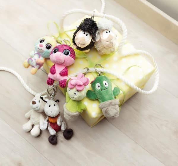 Peluche Nici - 49391 - Nyckelring GLUBSCHIS Draken Kay-Kay 9 cm Rosa