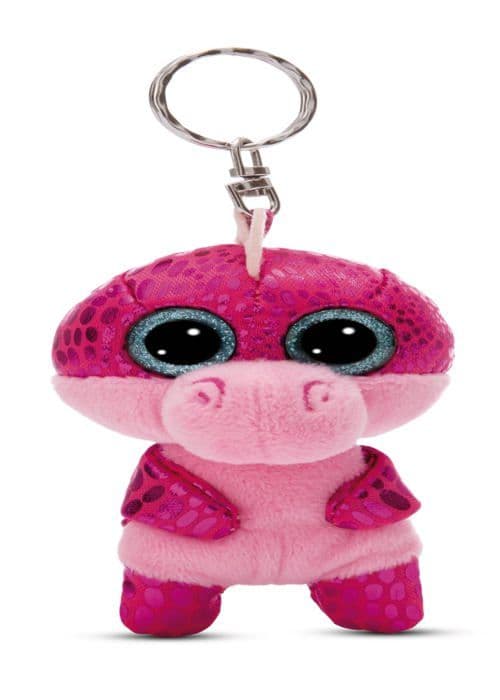 Peluche Nici - 49391 - Nyckelring GLUBSCHIS Draken Kay-Kay 9 cm Rosa