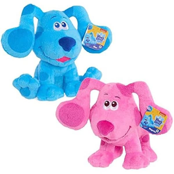Peluche - GIOCHI PREZIOSI - Blue och Hans Vänner - 17 cm - Lek leksak för Barn - Modellerna Blue och Magenta