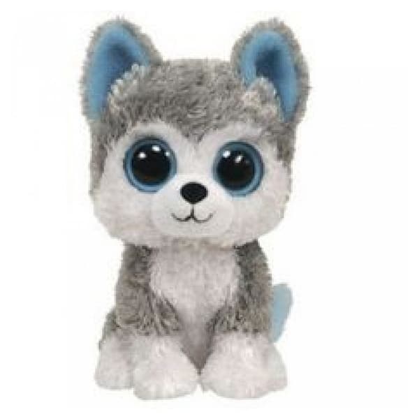 Slush the Dog Plyschleksak - TY - 15 cm - Grå - Barn - Från 3 år