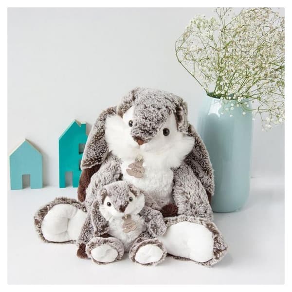 Plyschleksak - Bear story - HO2297 - MARIUS KANIN 40 cm - Grå - Inredning - 581 g