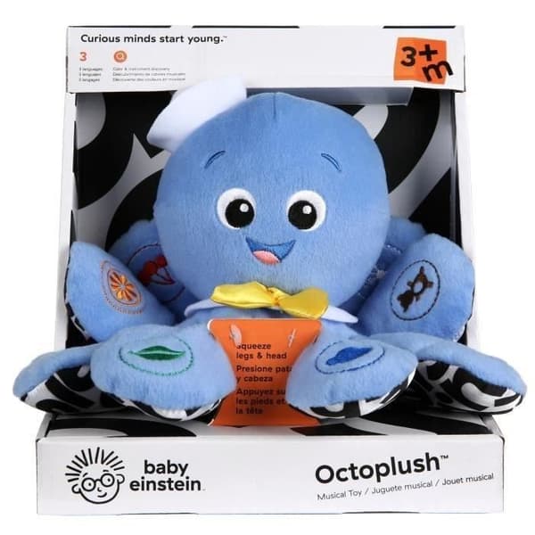 BABY EINSTEIN Octoplush™ Blød Blæksprutte - Blå