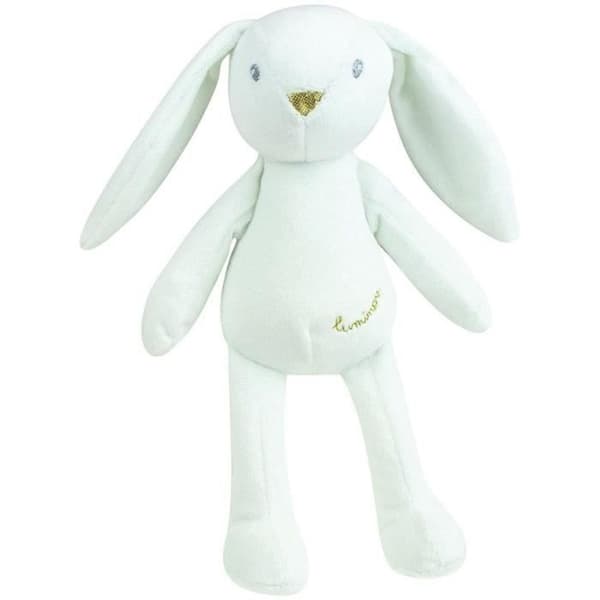 JEMINI Luminou White Rabbit Luonnonvalaiseva pehmolelu toimii ilman paristoa +/- 20 cm