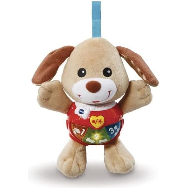 VTECH BABY - Interaktiv plys til børn - Brun syngende hund