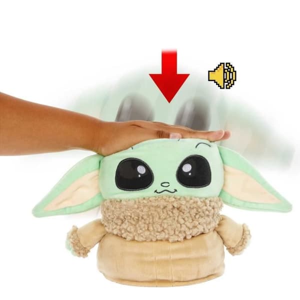 Star Wars - Hoppar Grogu Plysch - Action och ljudeffekter HPG48
