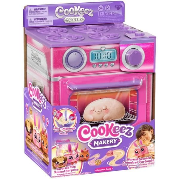 Pink Pastry Factory - MOOSE TOYS - COOKEEZ MAKERY - Interaktiv ovn, duftende plys og tilbehør