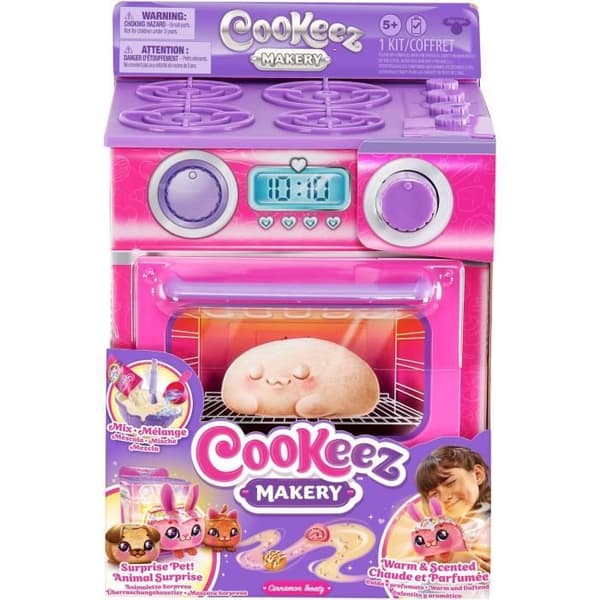 Pink Pastry Factory - MOOSE TOYS - COOKEEZ MAKERY - Interaktiv ovn, duftende plys og tilbehør