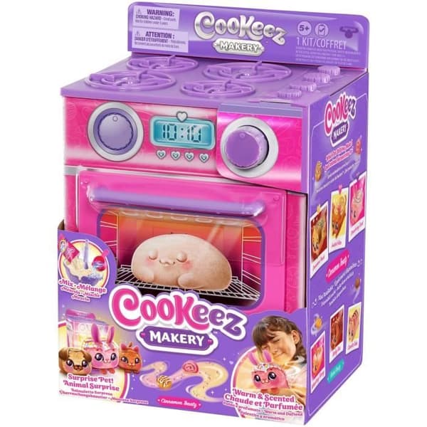 Pink Pastry Factory - MOOSE TOYS - COOKEEZ MAKERY - Interaktiv ovn, duftende plys og tilbehør
