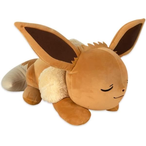 Mjukisdjur - BANDAI - Pokémon - Eevee (Eevee) 40cm - Mycket mjuk sovande Pokémon mjukisdjur - JW0222