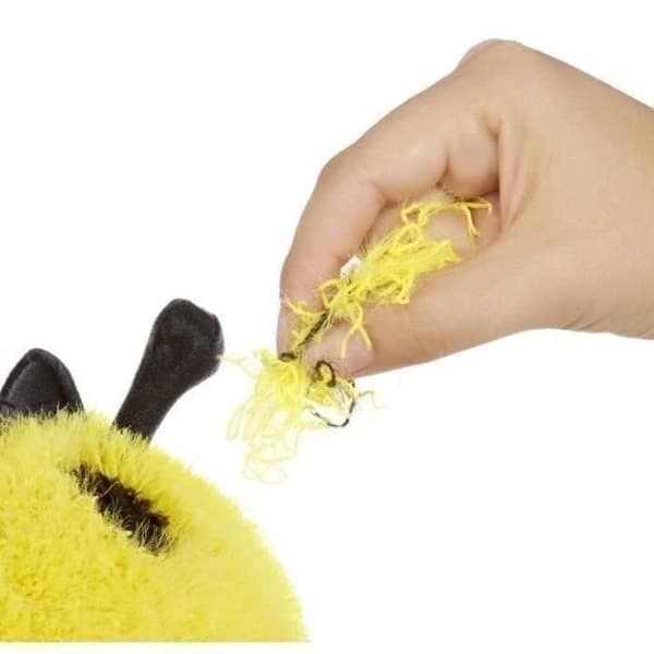 Fluffies Stuffiez - ASMR plyschleksak att personifiera - Bi/Nyckelpiga - Fyllning att ta bort och upptäcka en annan karaktär -