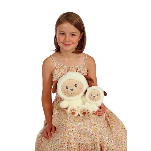 Hoody Pets Hunde Bamselegetøj - GIPSY TOYS - Creme, 24 cm