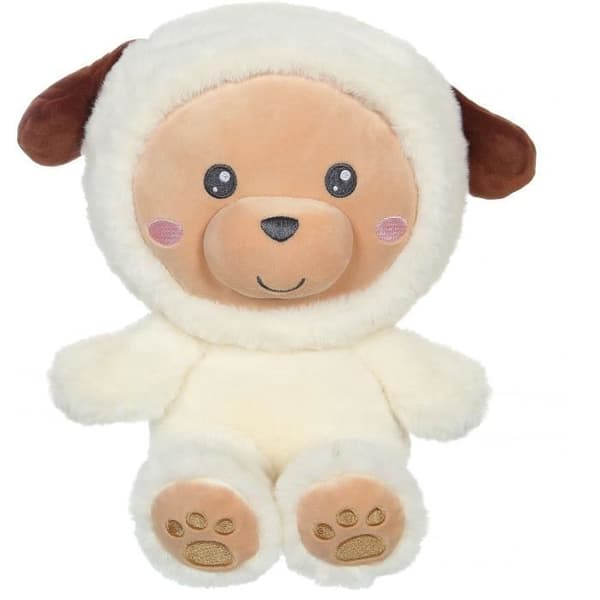 Hoody Pets Hunde Bamselegetøj - GIPSY TOYS - Creme, 24 cm