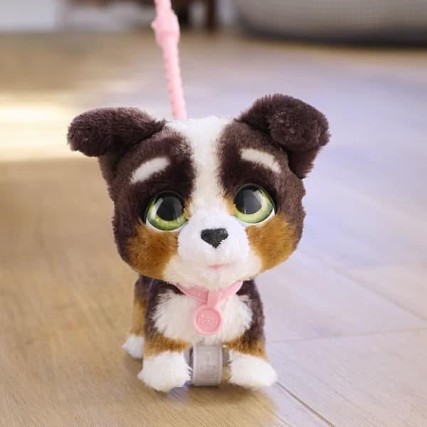 Interaktiv leksak - FURREAL FRIENDS - Stor vandrande valp 23 cm - Interaktivt husdjur med koppel