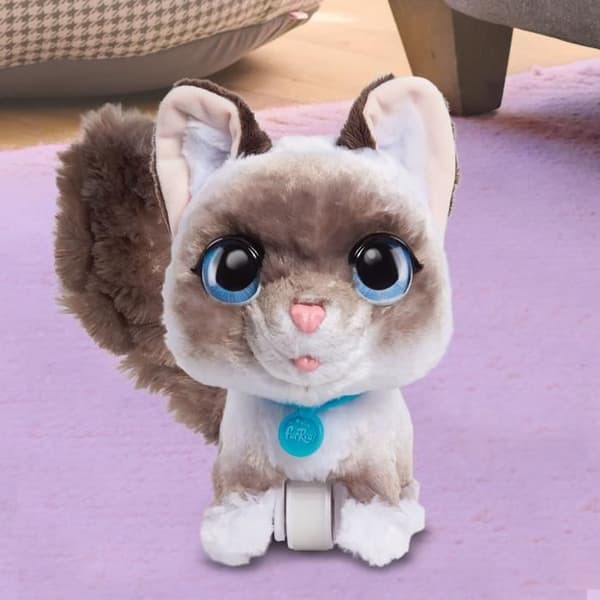 Interaktiv leksak - FURREAL FRIENDS - Stor vandrande kattunge 23 cm - Interaktivt djur med koppel