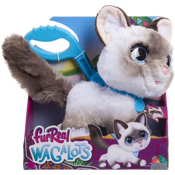 Interaktiv leksak - FURREAL FRIENDS - Stor vandrande kattunge 23 cm - Interaktivt djur med koppel