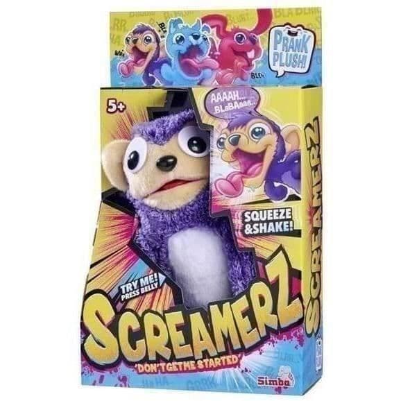 Smoby - Screamerz - Hauska interaktiivinen pehmolelu - Apina - 28 cm - Ääntää ravistettaessa tai painettaessa