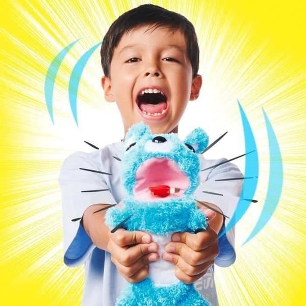Smoby - Screamerz - Hauska interaktiivinen pehmolelu - Karhu - 25 cm - Ääntää ravistettaessa tai painettaessa