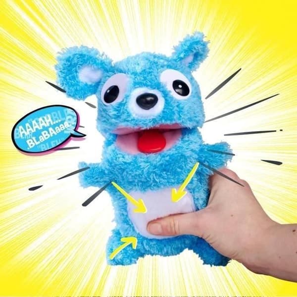Smoby - Screamerz - Hauska interaktiivinen pehmolelu - Karhu - 25 cm - Ääntää ravistettaessa tai painettaessa
